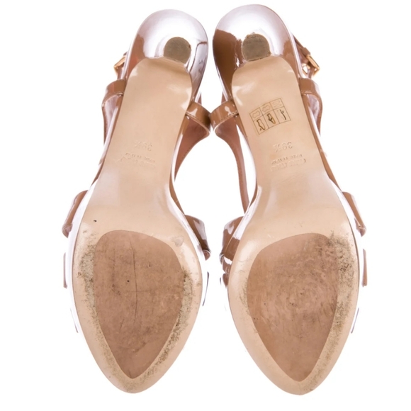 Miu miu Patent Leather Platform Sandals - Picture 4 of 10